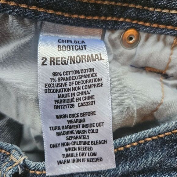 Aeropostale Women’s Size 2 Chelsea Bootcut Jeans Stretch Denim Best Fit Bootcut - Picture 11 of 11